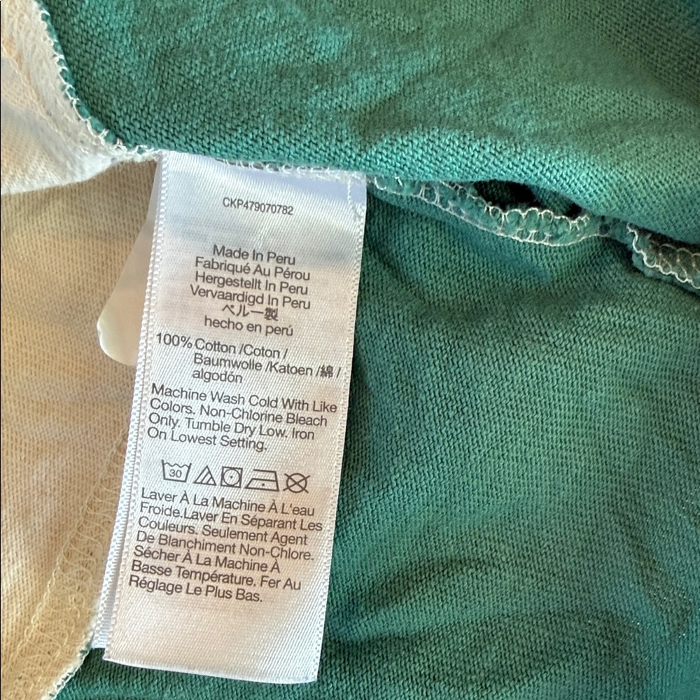 Madewell Rugby in Green & Cream Stripes - Picture 6 of 6